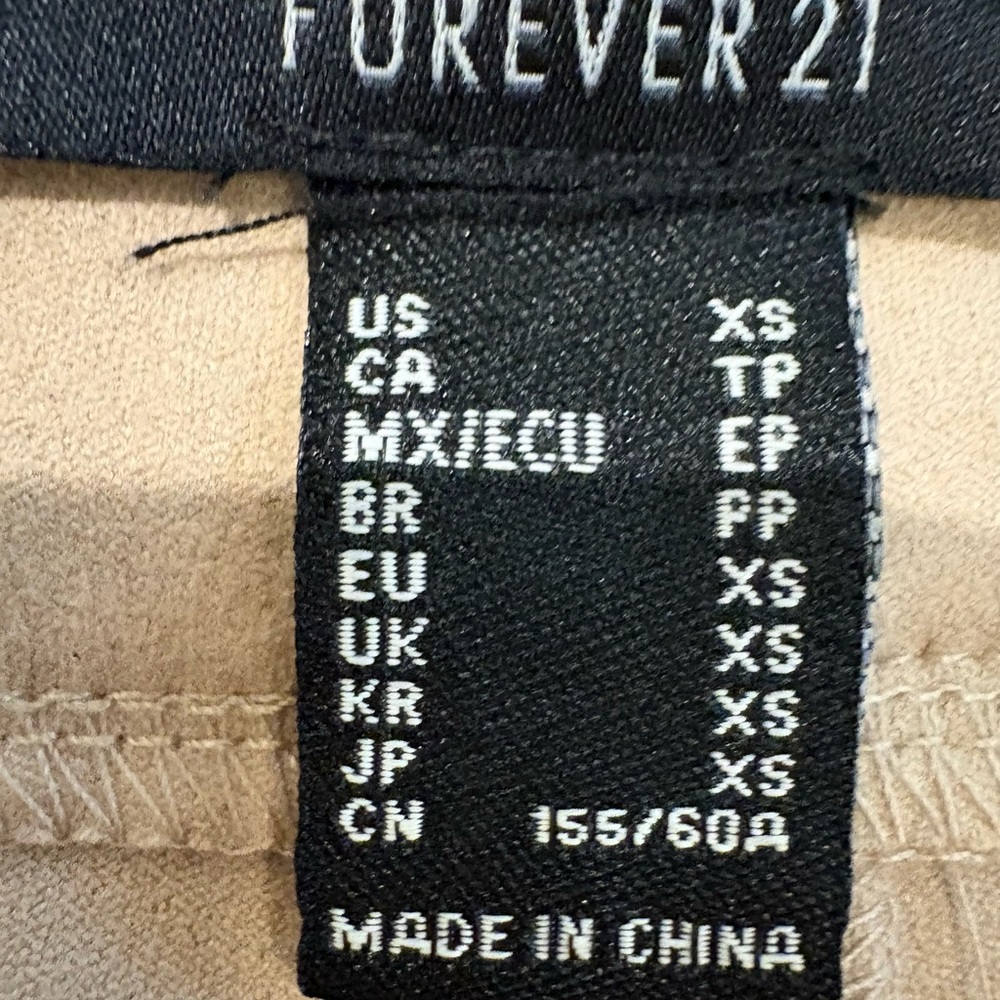 Suede Skort - Forever 21 X-Small - Picture 2 of 3